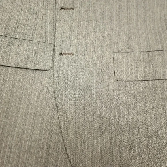 VINTAGE MENS LIGHT GREY KUPPENHEIMER BY WALTON SUIT SET - Picture 9 of 11